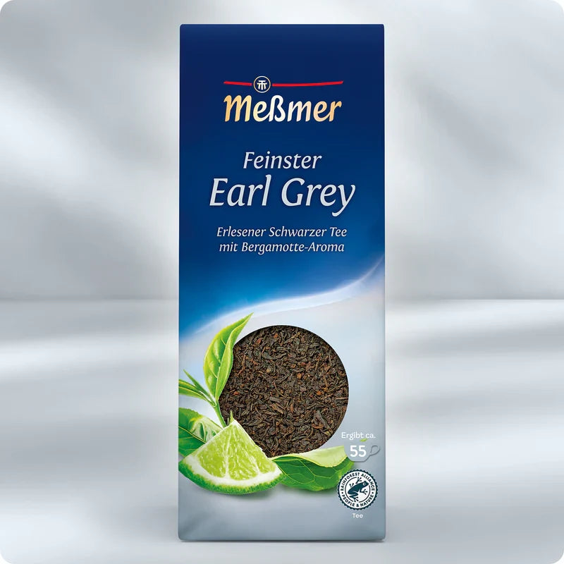Ceai premium Messmer Earl Grey, negru cu bergamota, 150gr