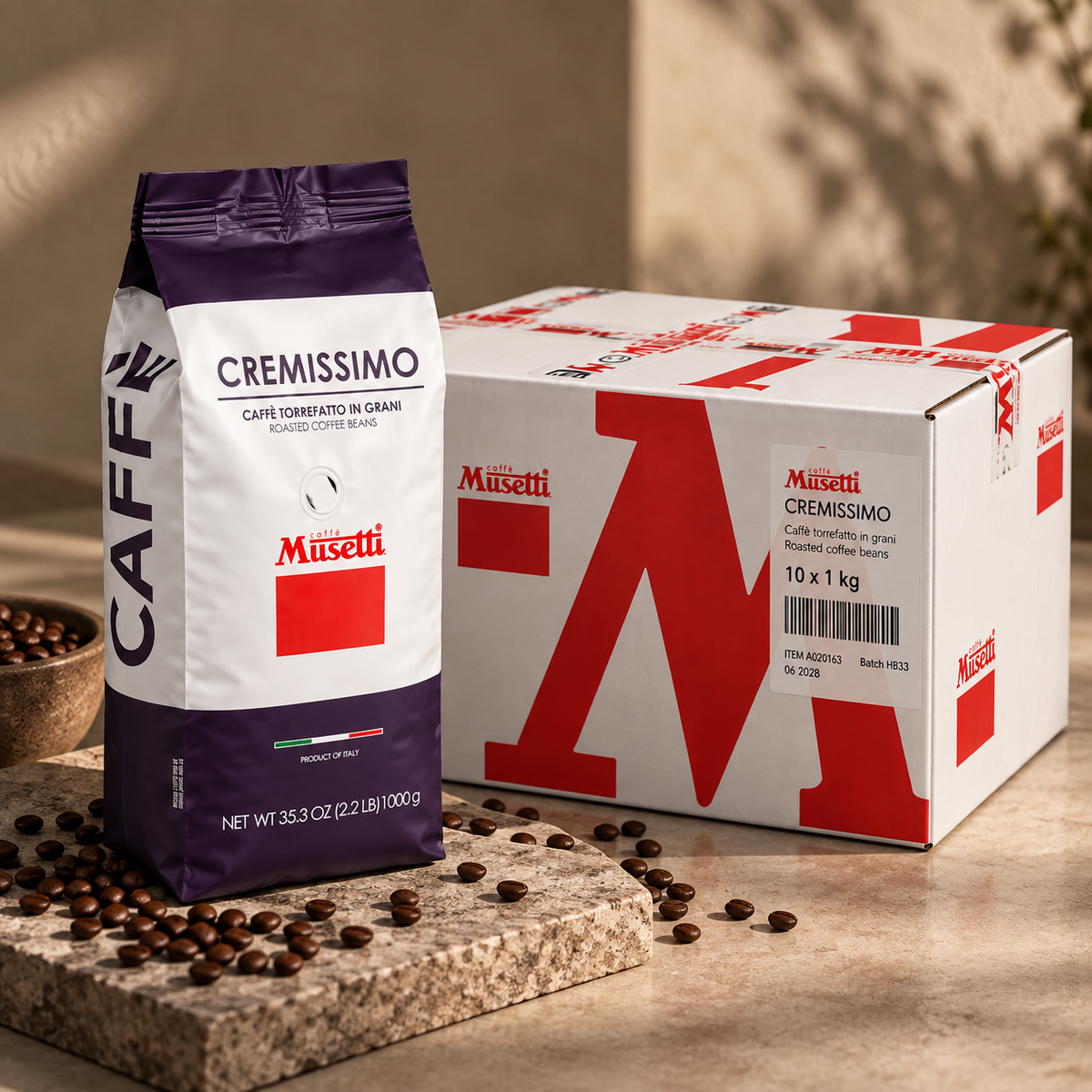 Cafea boabe, Musetti CREMISSIMO 1 kg