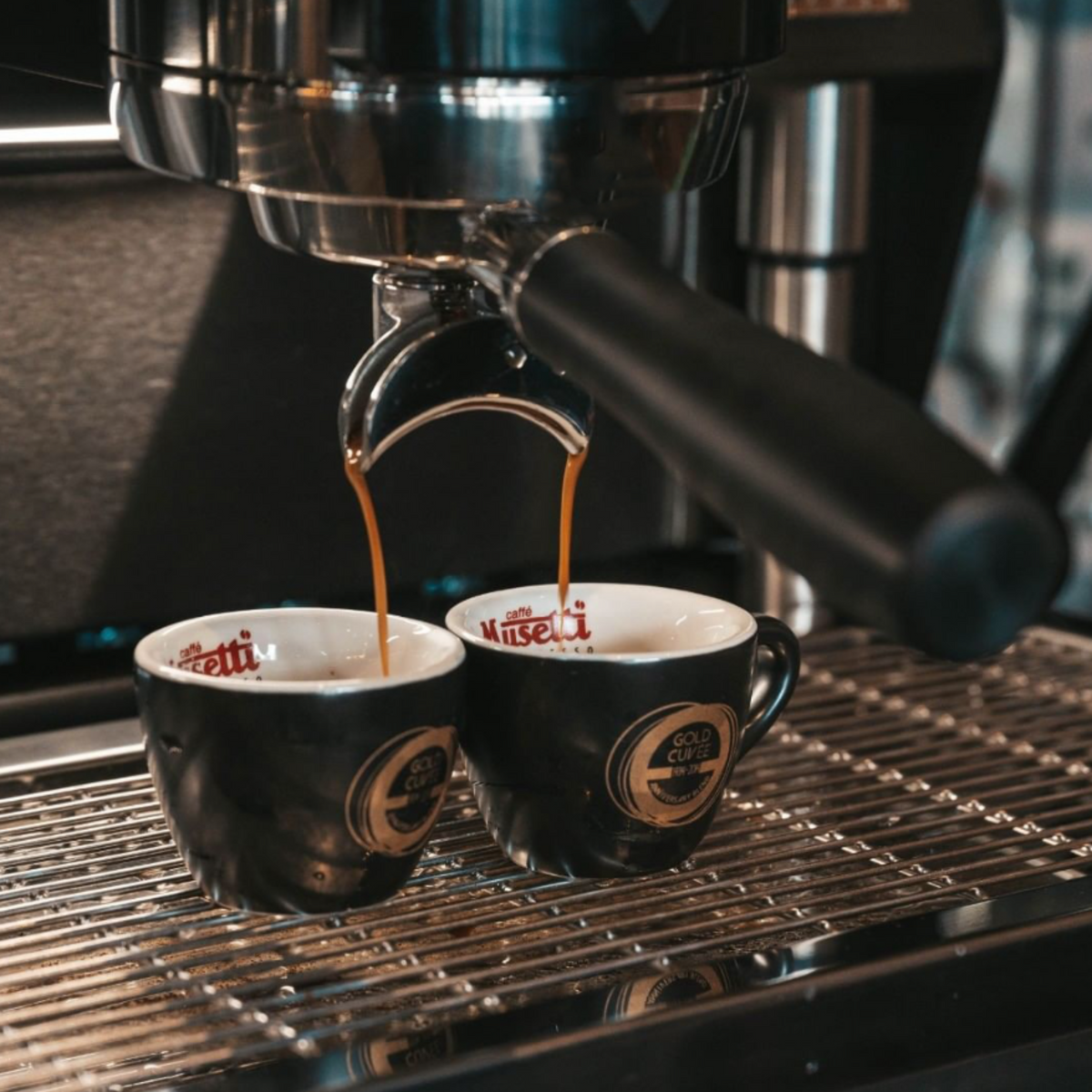 Set 6 Cesti Espresso Scurt 50 ml Musetti Gold Cuvee