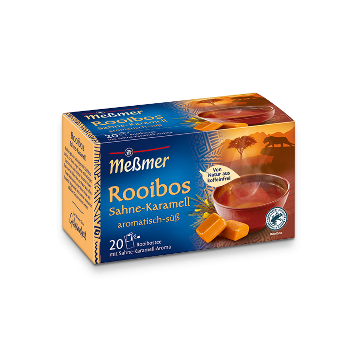 Ceai plic Rooibos Caramel, Messmer, 20 plic