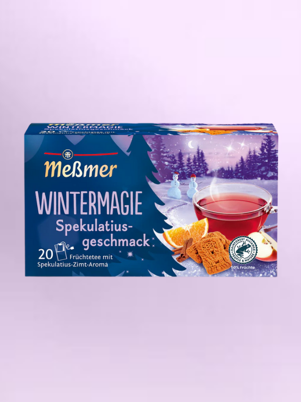 Ceai Messmer Wintermagie, Ceai de Fructe cu Aromă de Iarnă, Scortisoara si turta dulce