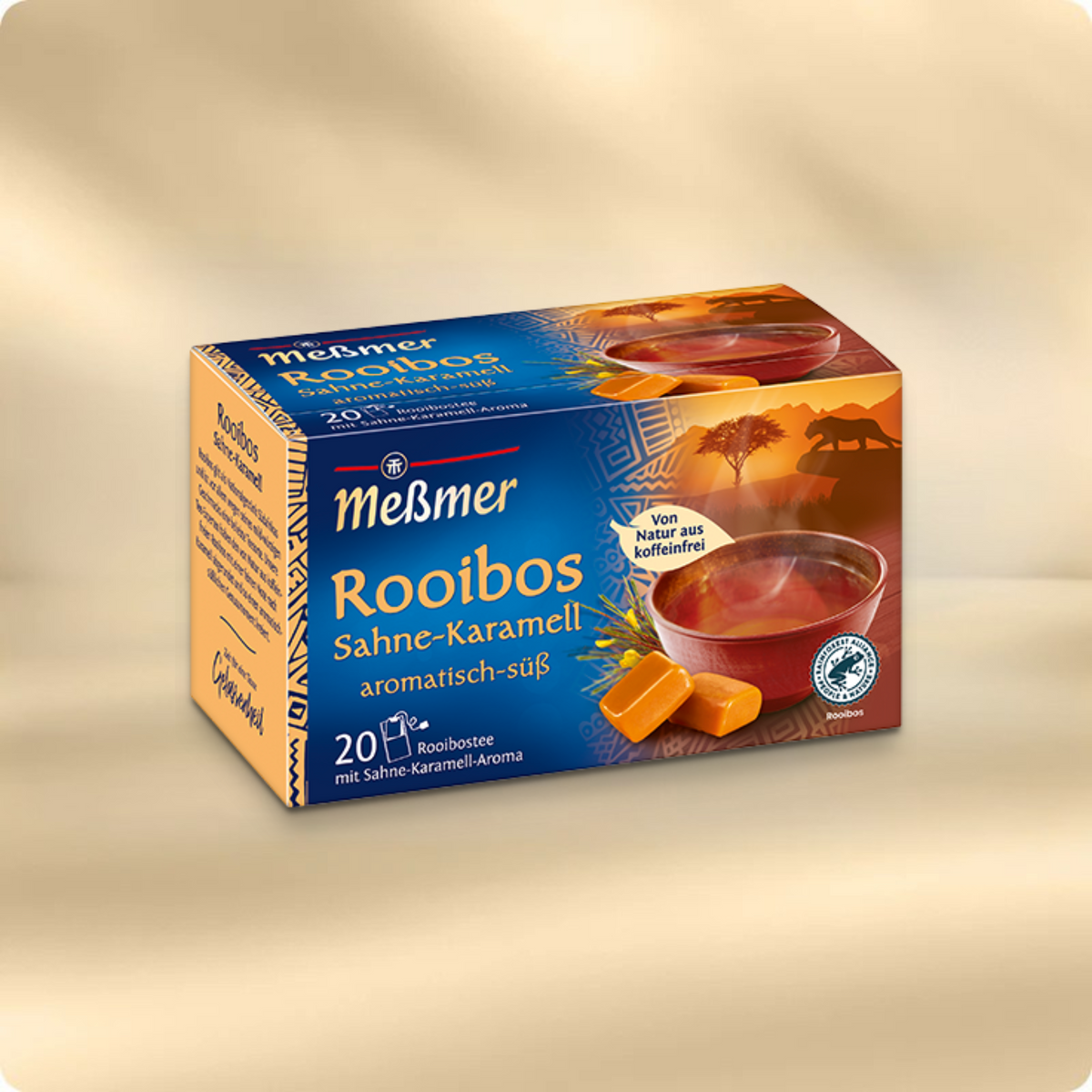 Ceai plic Rooibos Caramel, Messmer, 20 plic