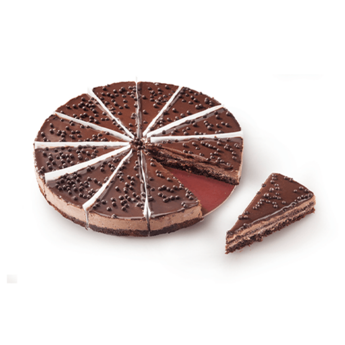 Ferrero Cake, tort congelat 1500GR, pretaiat 12 felii